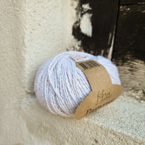 Papyrus 01 - biela priadza z bavlny a hodvábu