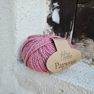 Papyrus 08 - staroružová priadza z bavlny a hodvábu