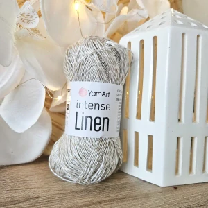 Intense Linen 4100 - prírodná priadza z ľanu a viskózy