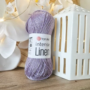 Intense Linen 4110 - svetlo fialová priadza z ľanu a viskózy