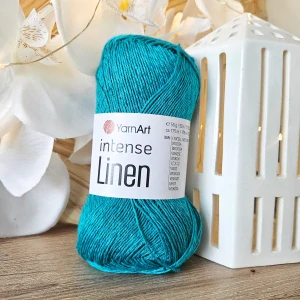 Intense Linen 4129 - morská priadza z ľanu a viskózy