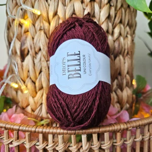Belle 36 - vínová priadza s bavlnou, viskózou a ľanom
