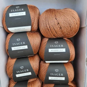 Mulberry Silk - Nougat - nugátový tenký pripletací 100% morušový hodváb