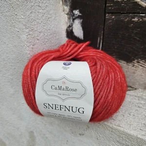 iba 10ks! Snefnug - červená zmesová vlna z baby alpaky, organickej bavlny a merina