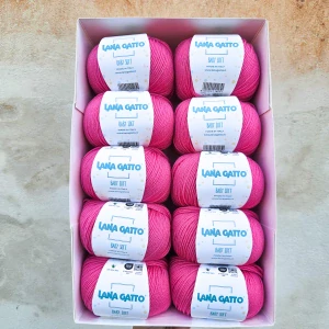Baby Soft 14735 - cyklámenová 100% merino vlna ošetrená s aloe vera