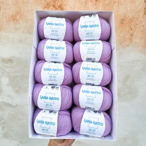 Baby Soft 14374 - fialková 100% merino vlna ošetrená s aloe vera