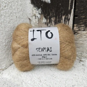 posledný 1ks! Sensai - 0697 Camel - karamelová tenká mohérová vlna s hodvábom