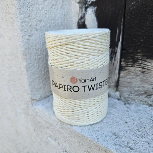 Papiro Twisted 1307 - maslová priadza z rafiového papiera