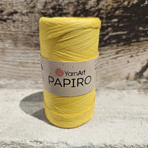 Papiro 1319 - žltá priadza z rafiového papiera