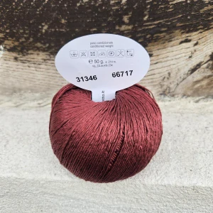 Silky 31346 - bordová letná priadza zo 100% hodvábu