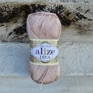Diva 382 - Telovo kávová letná akrylová mikrovlákno vlna