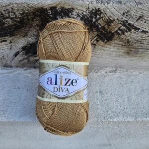 Diva 369 - Karamel letná akrylová mikrovlákno vlna