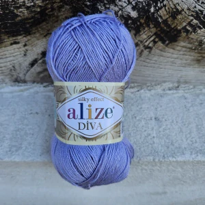 Diva 158 - Svetlejšia fialová letná akrylová mikrovlákno vlna