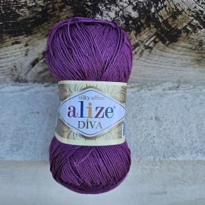 Diva 297 - Baklažán letná akrylová mikrovlákno vlna
