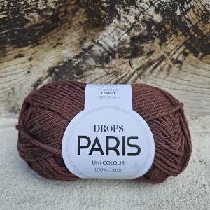 Paris 44 - tmavo hnedá 100% bavlnená priadza
