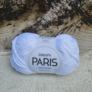Paris 16 - biela 100% bavlnená priadza