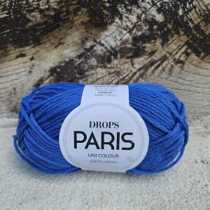 Paris 09 - paríž modrá 100% bavlnená priadza