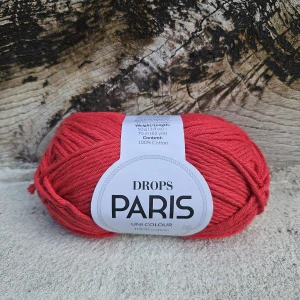 Paris 12 - červená 100% bavlnená priadza