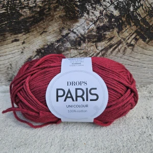 Paris 37 - vínová 100% bavlnená priadza