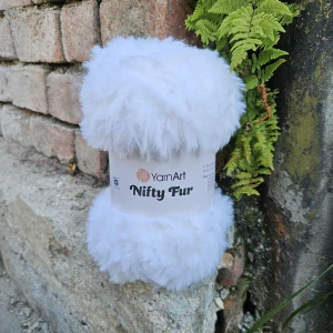 Nifty Fur 8401 - biela mäkká kožušinková vlna
