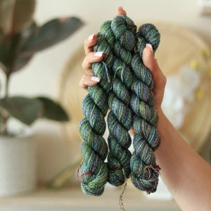 Torzal 416 - Indiecita - zeleno morská 100% superwash merino vlna
