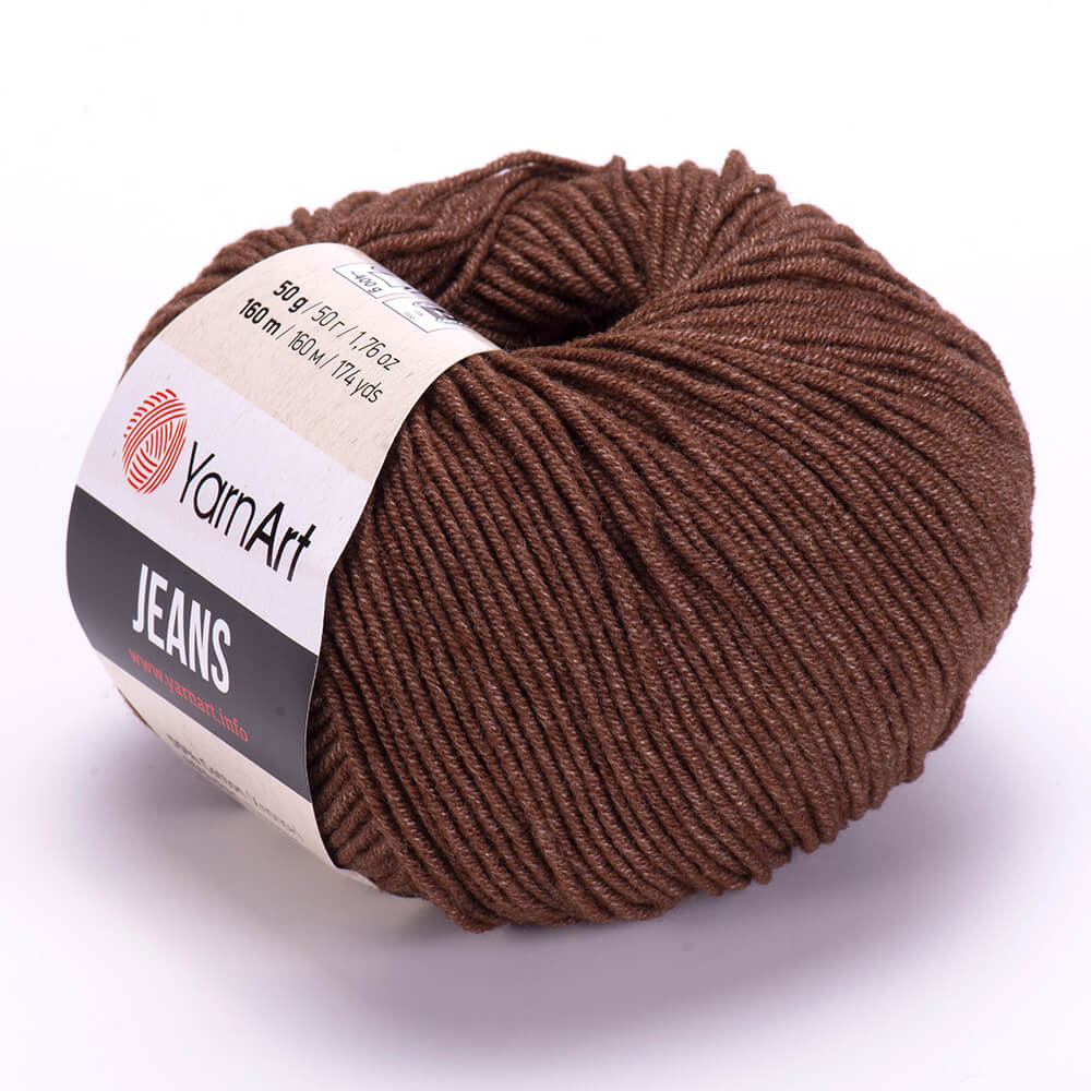 Hnedá letná priadza Jeans 70
