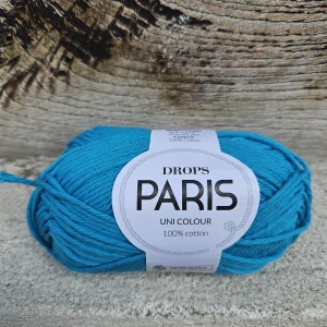 Paris 10 - tyrkysová 100% bavlnená priadza