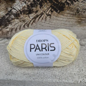 Paris 19 - svetlo žltá 100% bavlnená priadza