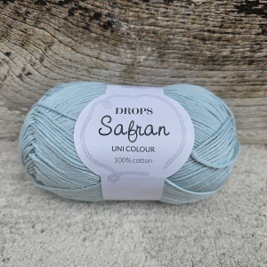 Safran 50 - svetlo vintage morská 100% egyptská česaná bavlna