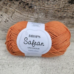 Safran 28 - oranžová 100% egyptská česaná bavlna