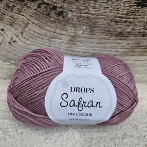 Safran 58 - vintage fialová 100% egyptská česaná bavlna