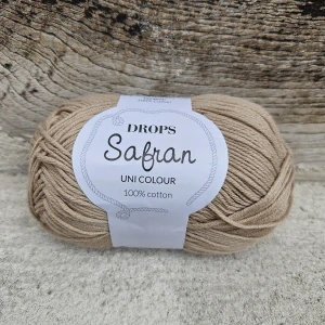 Safran 21 - stredne bežová 100% egyptská česaná bavlna