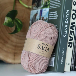 Saga 32 - Pink Marble - svetlo telovo púdrová 100% vlna