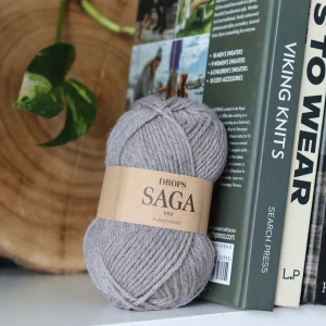 Saga 08 - Lavender Frost - svetlo vintage fialová 100% vlna
