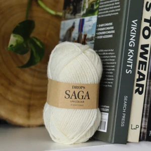 Saga 01 - Off White - prírodná 100% vlna