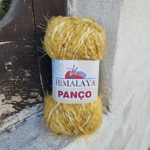 Panco 62615 - medová mäkká chlpatá hrubšia vlna