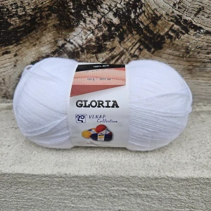 Glória 57076 - Biela akrylová tenká vlna