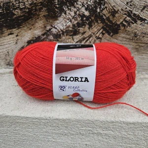 Glória 52180 - Červená akrylová tenká vlna