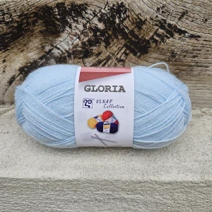 Glória 56220 - Svetlo modrá akrylová tenká vlna