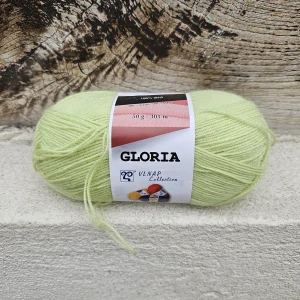 Glória 53744 - Svetlo zelená akrylová tenká vlna
