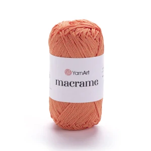 Macrame 160 - Marhuľová špagátová lesklá háčkovacia priadza