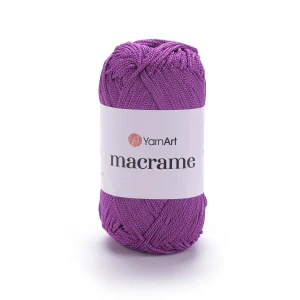 Macrame 161 - Fuchsiovo ružovo fialová špagátová lesklá háčkovacia priadza