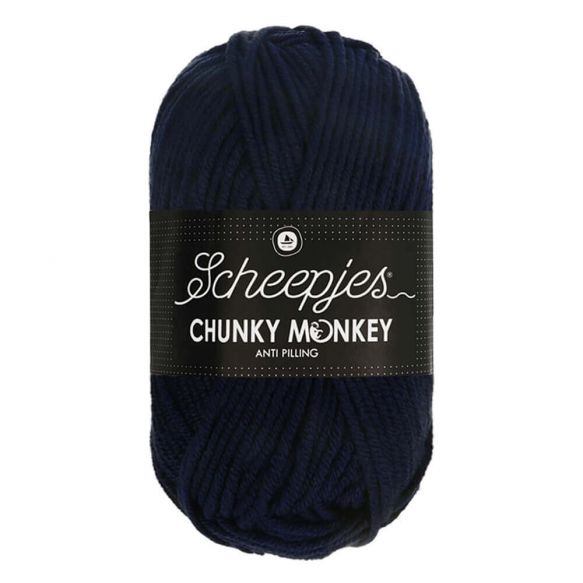Tmavo modrá 1011 "Slate" hrubšia detská vlna Chunky Monkey antipilling úprava