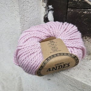 Andes UNI 3145 - Svetlo ružová zimná hrubšia zmesová vlna