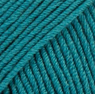 Petrolej tyrkys modrá Merino Extra Fine UNI vlna 28