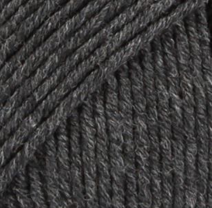 Antracitovo sivá Merino Extra Fine MIX vlna 03