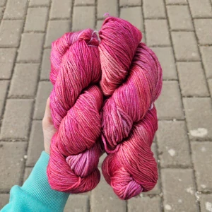Rios - 057 English Rose - ružová 100% Superwash merino vlna