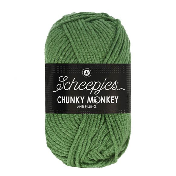 Stredne zelená 1824 "Pickle" hrubšia detská vlna Chunky Monkey antipilling úprava