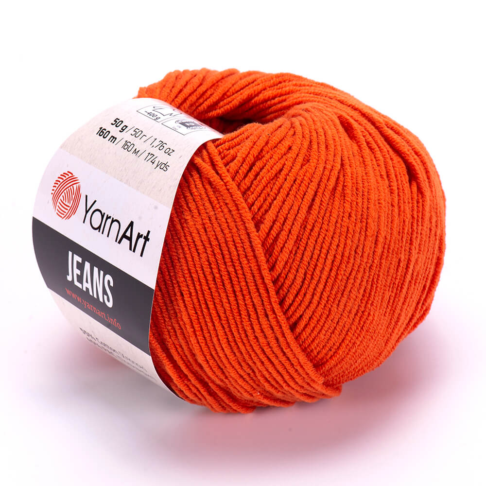 Terracota oranžová letná priadza Jeans 85