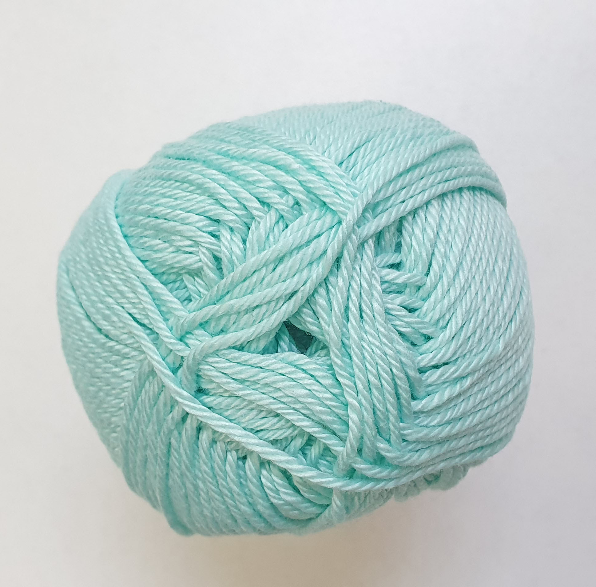 Svetlo pastel morská bavlnená vlna Camila (natural) 136